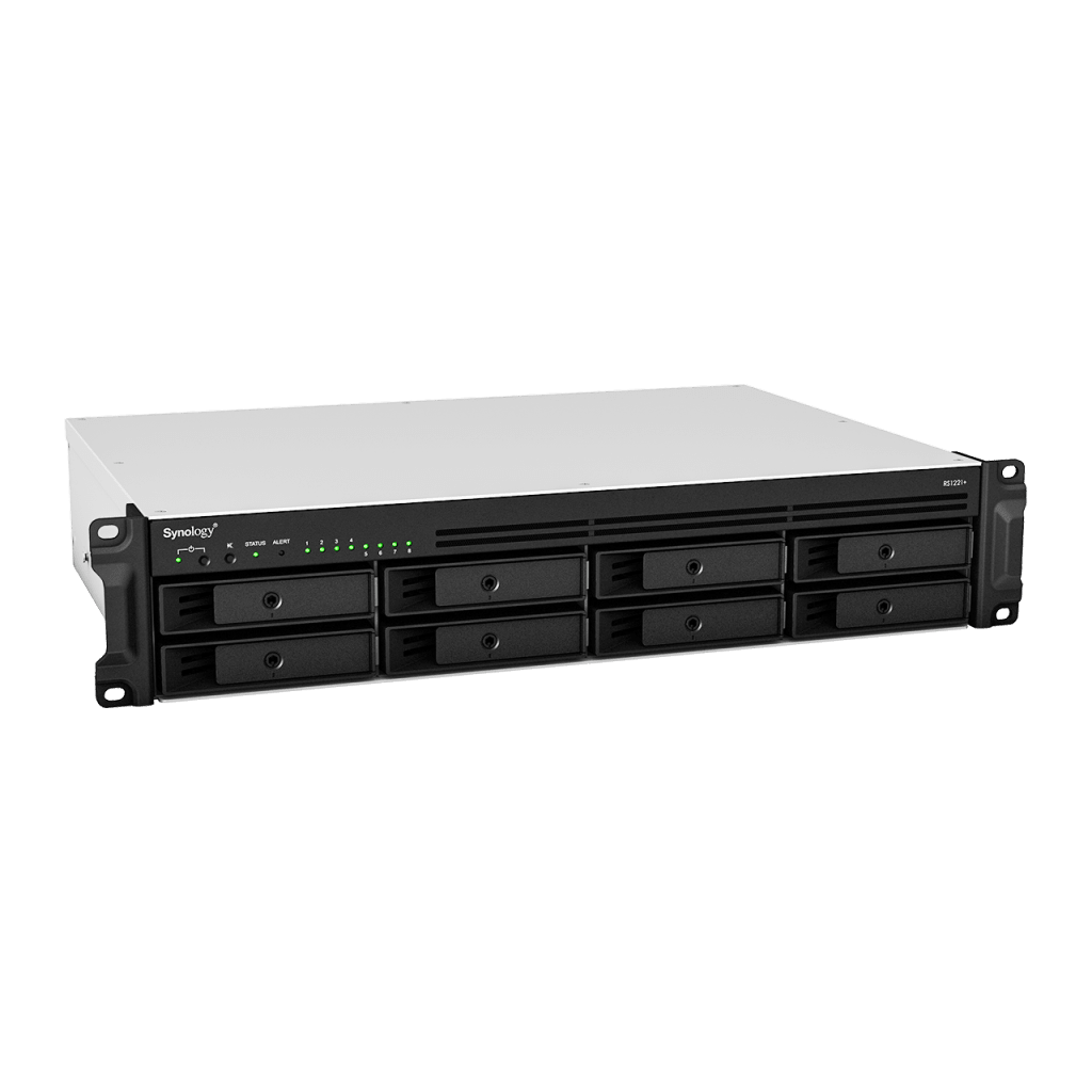 Servidor de Almacenamiento en Red RackStation RS1221+ | 8 Bahías | Expansión a 12 Bahías | CPU AMD Ryzen V1500B | 4 GB DDR4 ECC | RAID Soportado | 10/25GbE | Synology High Availability | Protección de Datos Integral. - Image 3