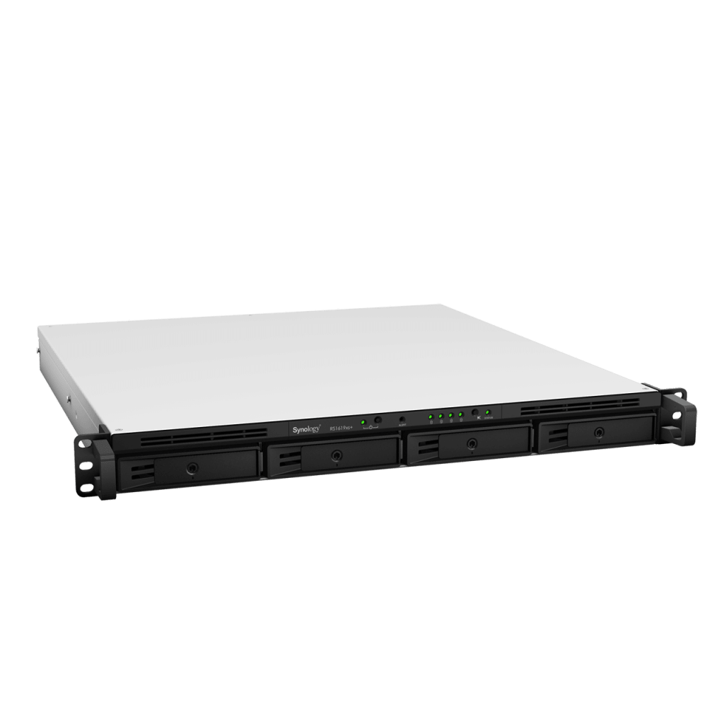 NAS RackStation RS1619xs+ | 4 Bahías | CPU Intel Xeon D-1527 Quad-Core | 8 GB DDR4 ECC (Ampliable a 64 GB) | 2 Ranuras M.2 NVMe/SATA | 4 Puertos LAN 1GbE | Soporte 10GbE Opcional | Escalable hasta 16 Bahías. - Image 3