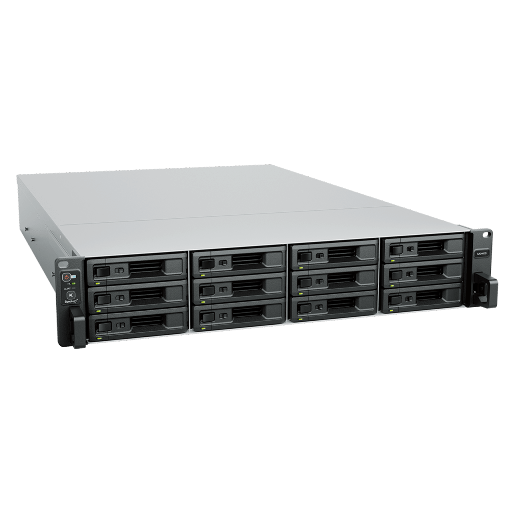 Servidor de Almacenamiento Synology SA3400D | Alta Escalabilidad | 12 Bahías SAS | Doble Controlador | Hasta 192 TB (576 TB Expandido) | 3,500/2,900 MB/s Lectura/Escritura | RAID F1, 0, 1, 5, 6, 10. - Image 3