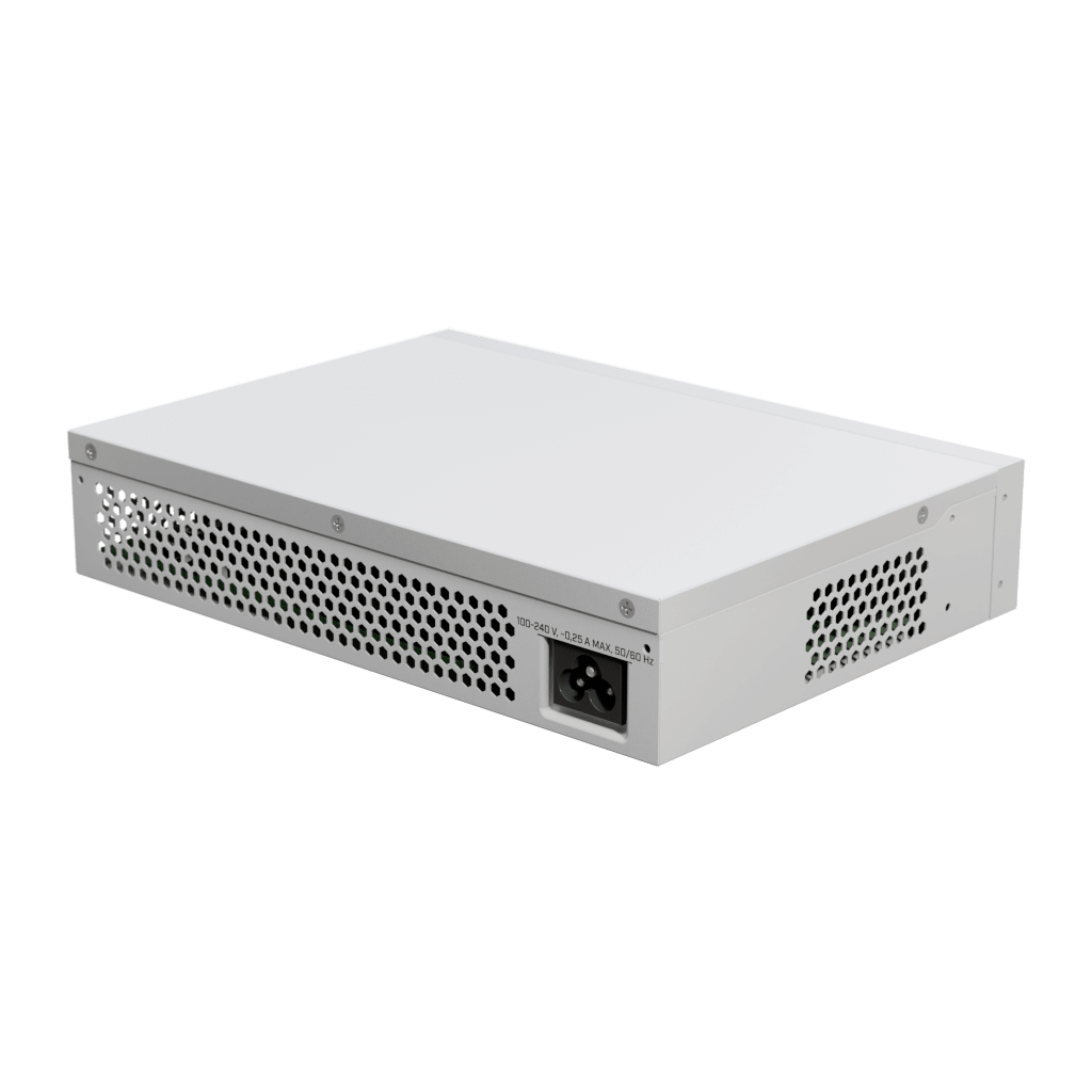 Switch MikroTik con 16 Puertos Gigabit Ethernet / 2 Puertos SFP+ 10G / Filtrado MAC y VLANs / SwOS Configuración Web - Image 3