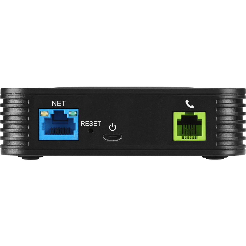 Adaptador de Teléfono Analógico HT801 V2 / 1 Puerto FXS (Conectar Teléfono Análogo) / VoIP Avanzado / Seguridad TLS y SRTP / Soporte Fax T.38 / Compatibilidad con Serie UCM / - Image 3