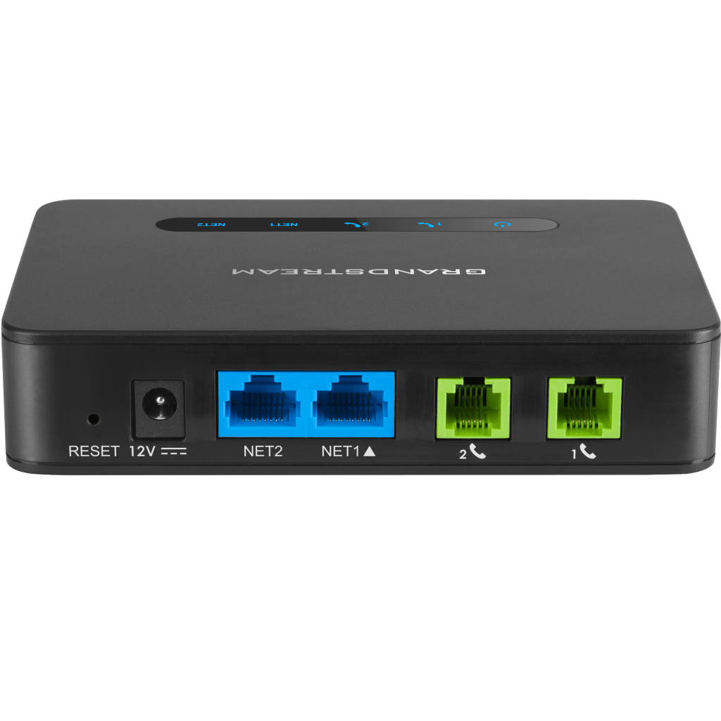 Adaptador de Teléfono Analógico ATA 2 Puertos FXS (Conectar Teléfono Análogo) con Router NAT Gigabit / Compatible SIP / Cifrado AES Reforzado / Calidad de Voz HD / Soporta Fax T.38 / Router NAT Alto Rendimiento - Image 3