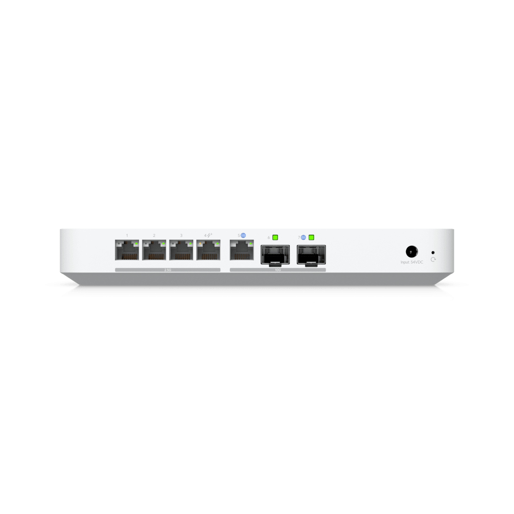 UCG Fiber Cloud Gateway de 10G de Escritorio con Switch Integrado de 4 Puertos 2.5 GbE y 1 Puerto 10G SFP+, Compatibilidad Total con Full Stack UniFi - Image 3