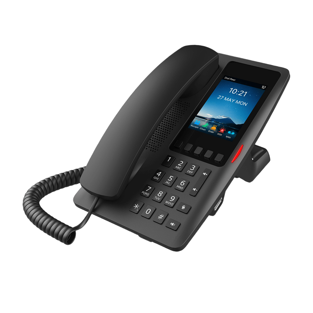 TELEFONO IP WI-FI HOTELERO C/POE C/PUERTO USB P/CARGA Y PANTALLA LCD D/3.5IN - Image 3