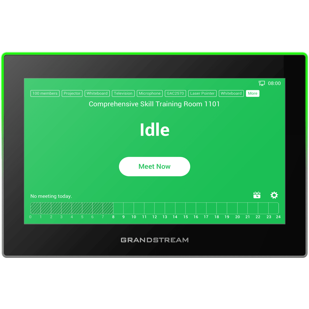 Estación de Intercomunicación SIP con Wi-Fi 6, Bluetooth y Control Total para Agendamiento de Salas y Edificios Inteligentes (Color Negro) - Image 3