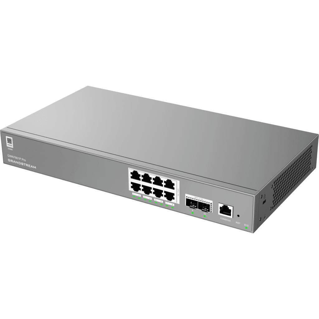 Switch de Red Empresarial L2++ / Serie GWN7800 Pro / 8 Puertos Gigabit PoE 120W / 2 Puertos 2.5GG SFP / Gestión Cloud GDMS / VLAN 4K / QoS Avanzado / Seguridad Integral - Image 3