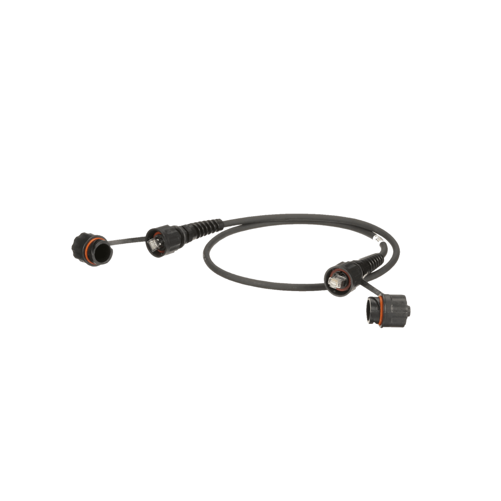 Patch Cord Cat6A IndustrialNet, Blindado S/FTP, Con Plug Industrial y Tapa en Cada Extremo, 10 Metros - Image 3