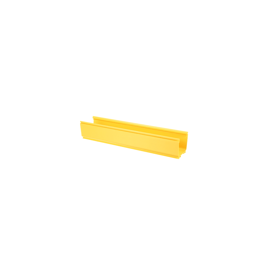 Canaleta FiberRunner™ 4X4, de PVC Rígido, Color Amarillo, 3 m de Largo - Image 3