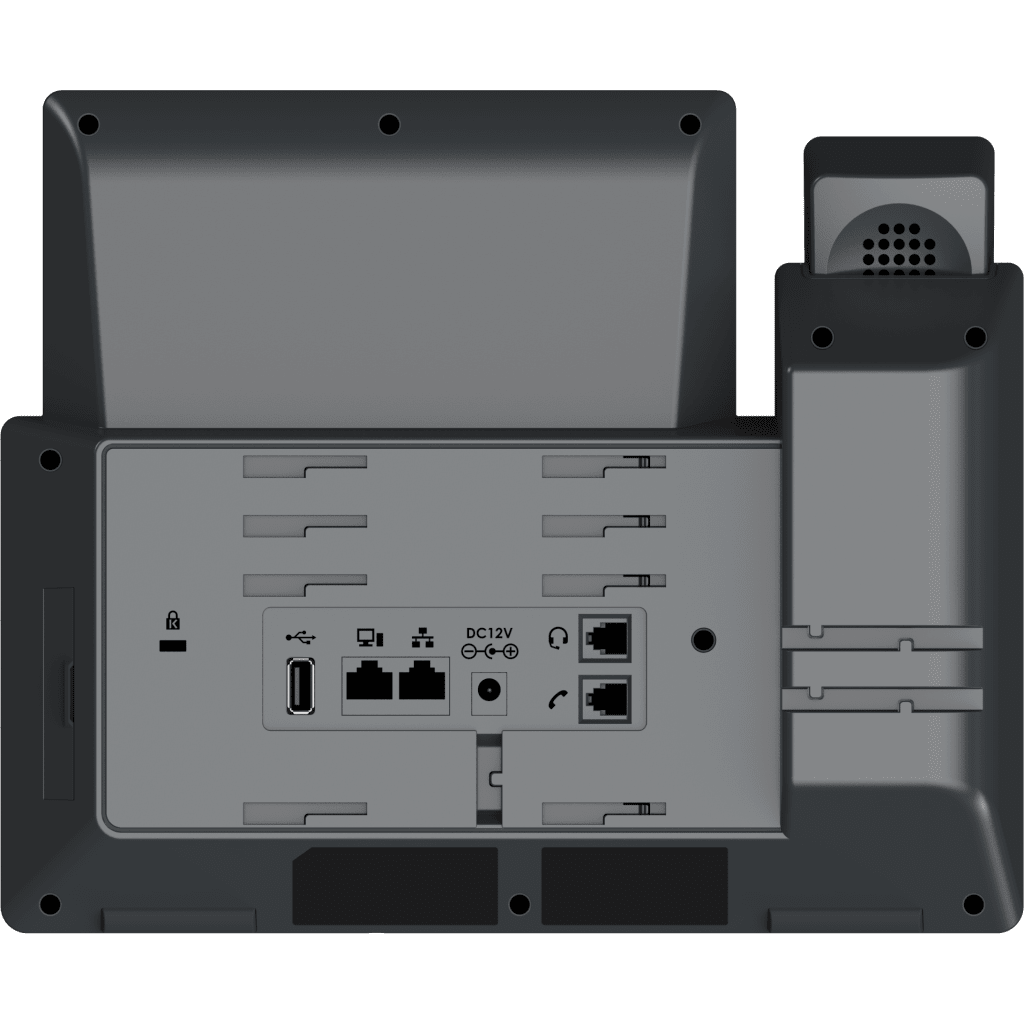 Teléfono IP Wi-Fi, Grado Operador, 12 líneas SIP con 6 cuentas, pantalla táctil 7", puertos Gigabit, Bluetooth, PoE, codec Opus, IPV4/IPV6 con gestión en la nube GDMS - Image 3