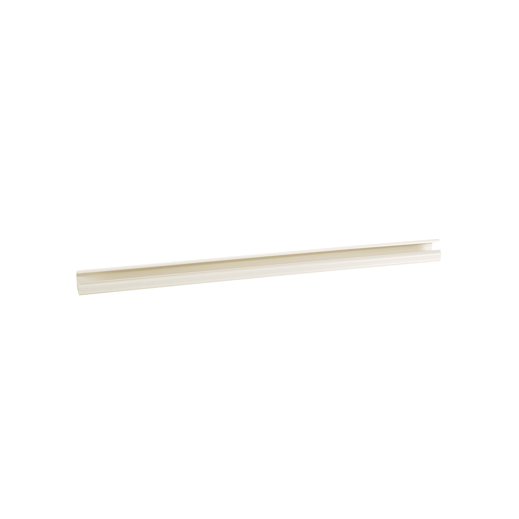 Canaleta LD10 de PVC rígido, con cinta adhesiva para instalación sin herramientas, de 38.4 x 24 x 2438 mm, Color Blanco Mate - Image 3