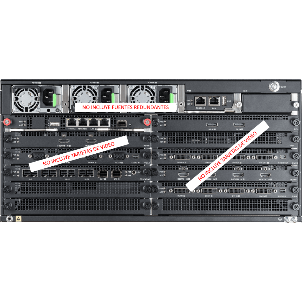 Controlador de Videowall LCD y LED/ Soporta Hasta 11 Tarjetas de Video (Entrada y/o Salida) - Image 3