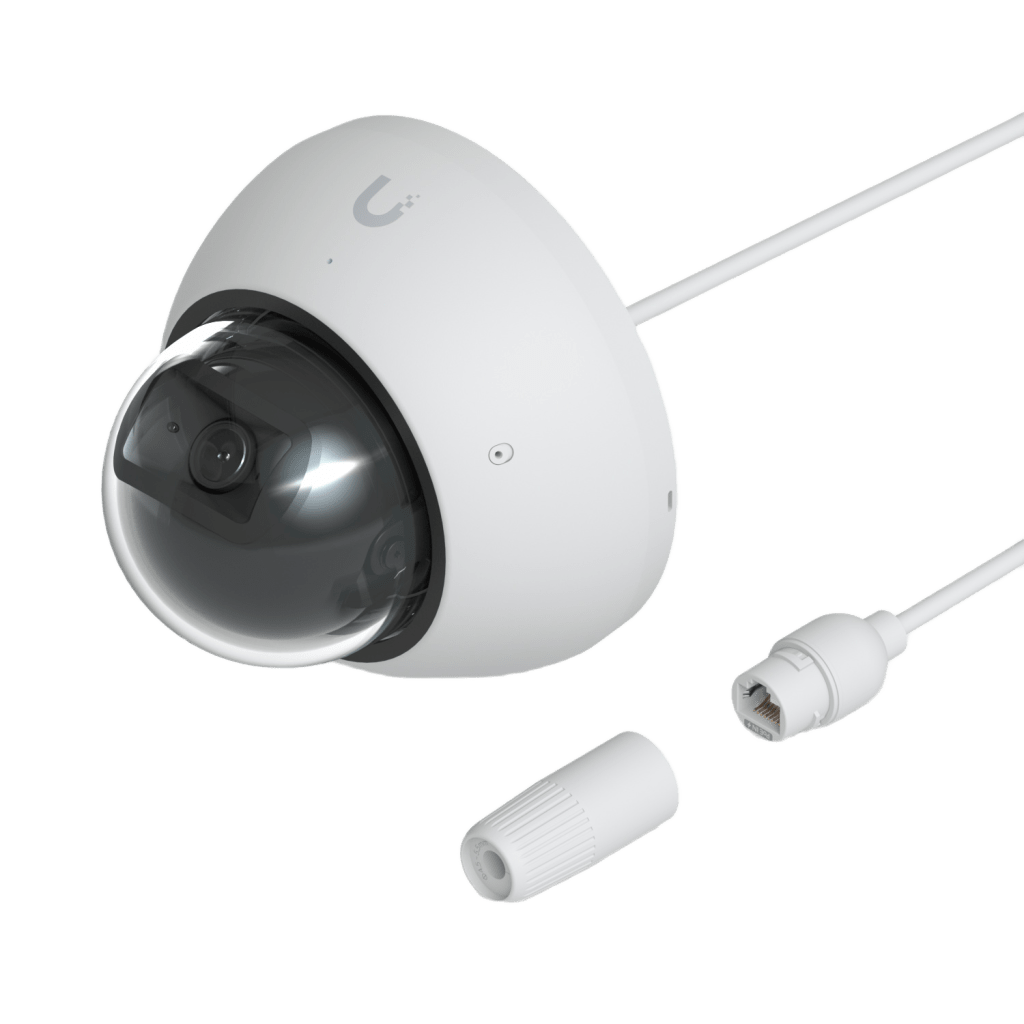 Cámara UniFi Protect G5 AI Dome Blanco, Para Interior o Exterior, 4K (8MPX), Ángulo 109.9°. Visión Nocturna IR Hasta 40m, Detecciones Inteligentes de Rostros y Placas, Audio Bidireccional, Protección IP66, Anti-Vandalismo - Image 3