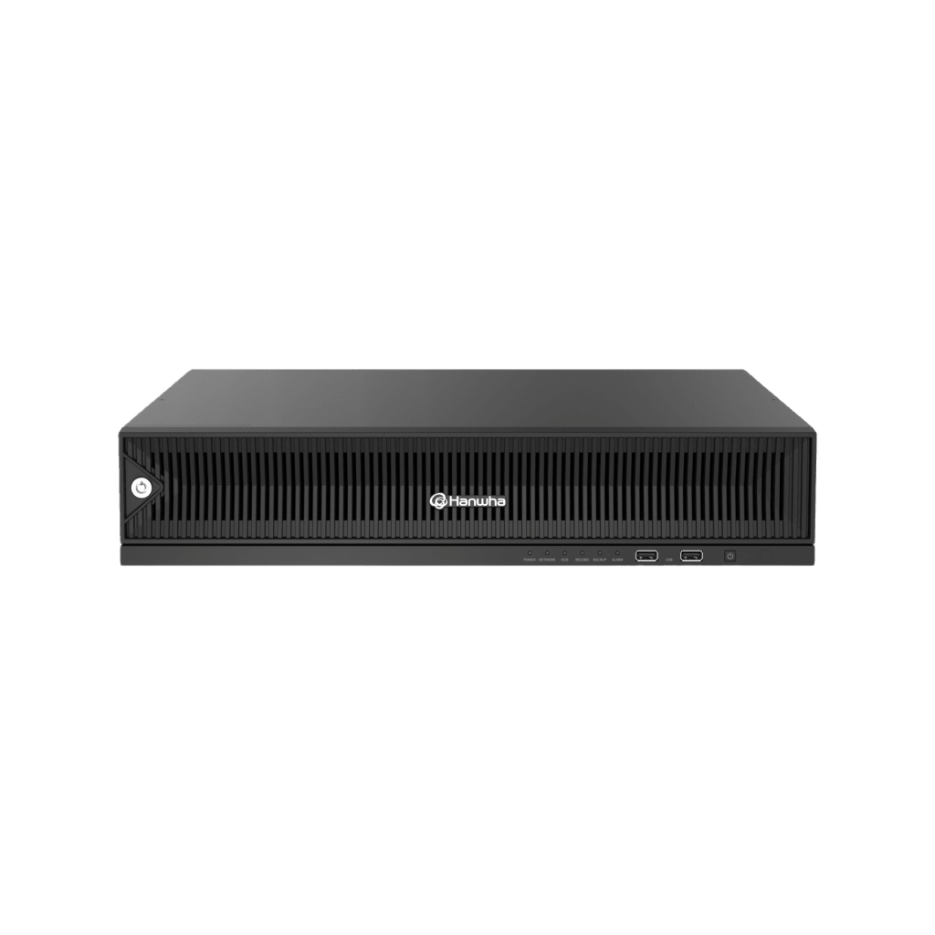 NVR 32 Megapixel (8K) / 32 Canales IP / Soporta 8 Discos Duros / H.265 & Wisestream / Wisenet P2P / ONVIF / Compatible con Cámaras IA / Salida HDMI en 4K / Soporta RAID 5/6 - Image 3