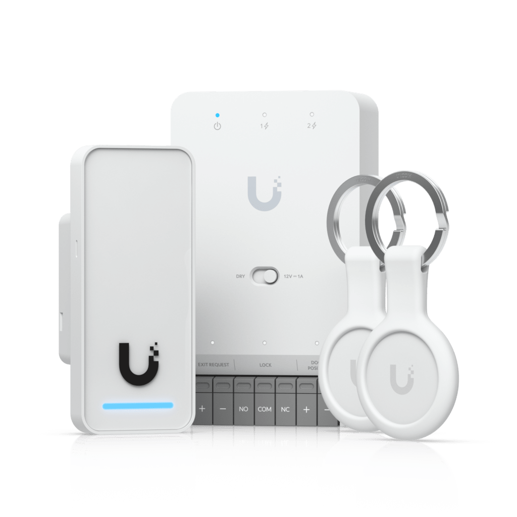 Kit de Inicio UniFi Access G3 / Gestión de Accesos para Puertas / Lectores y Teclados NFC / PoE++ / Certificaciones CE, FCC, IC, UL