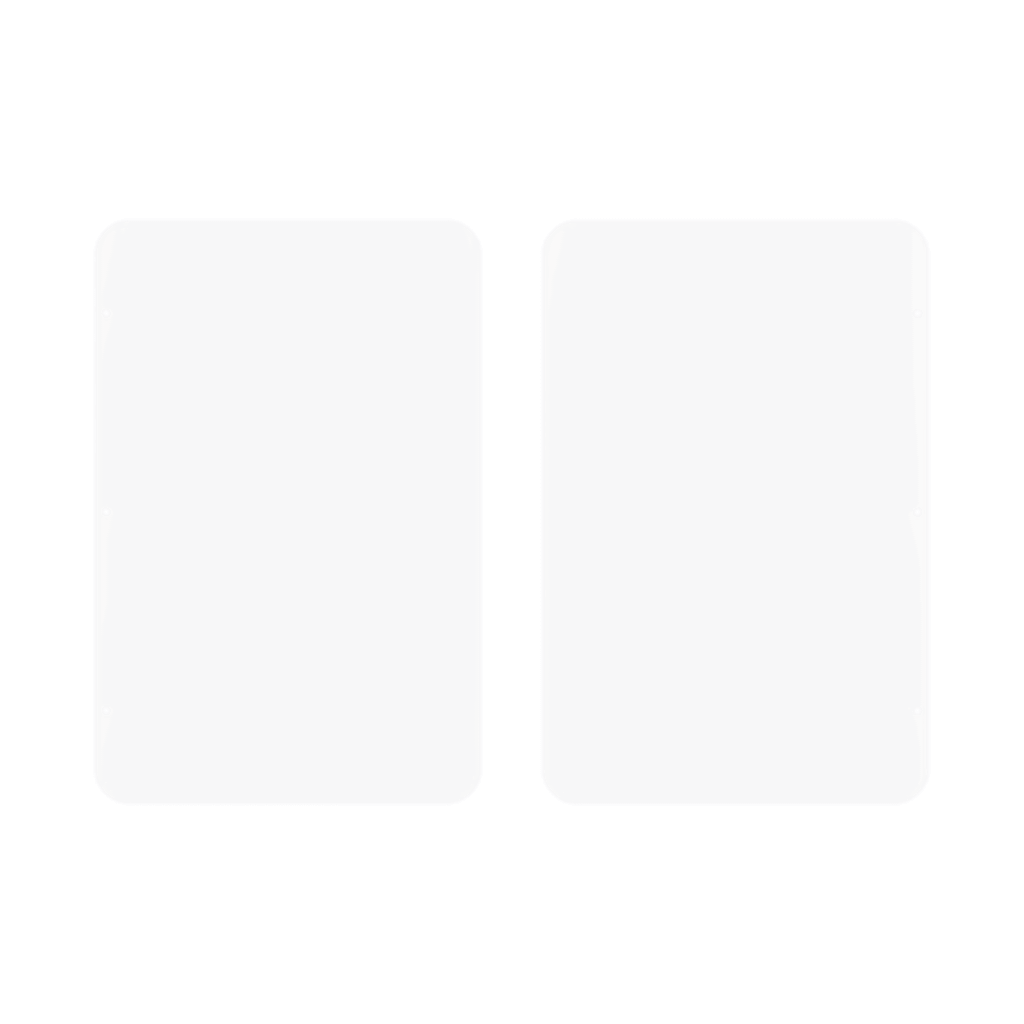 Kit de 2x Aletas de Acrílico para Formar Carriles de 90 cms en Torniquetes Series DS-K6B221TMX