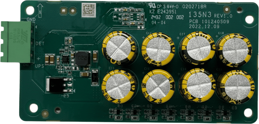 Módulo de Apertura de Emergencia para Barrera DS-TMG320  / Apertura por Corte de Energía / Compatibilidad con Barreras Hikvision DS-TMG320 Series / Tarjeta con Super Capacitores