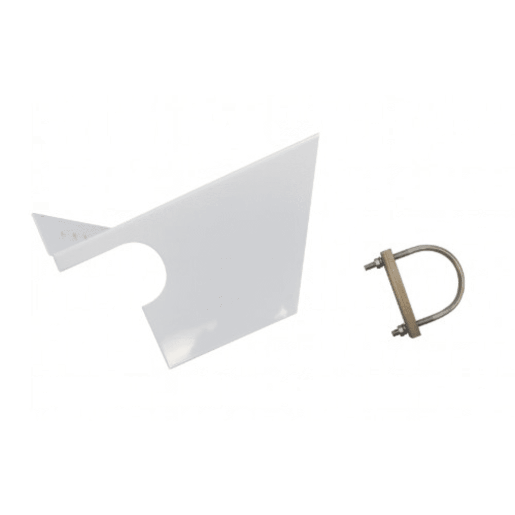 Parasol De Acero Inoxidable Pintado De Blanco Para Detectores Serie XNX, Optima Plus, MPD, Sensepoint PPM, EC De Gases Tóxicos y Oxígeno