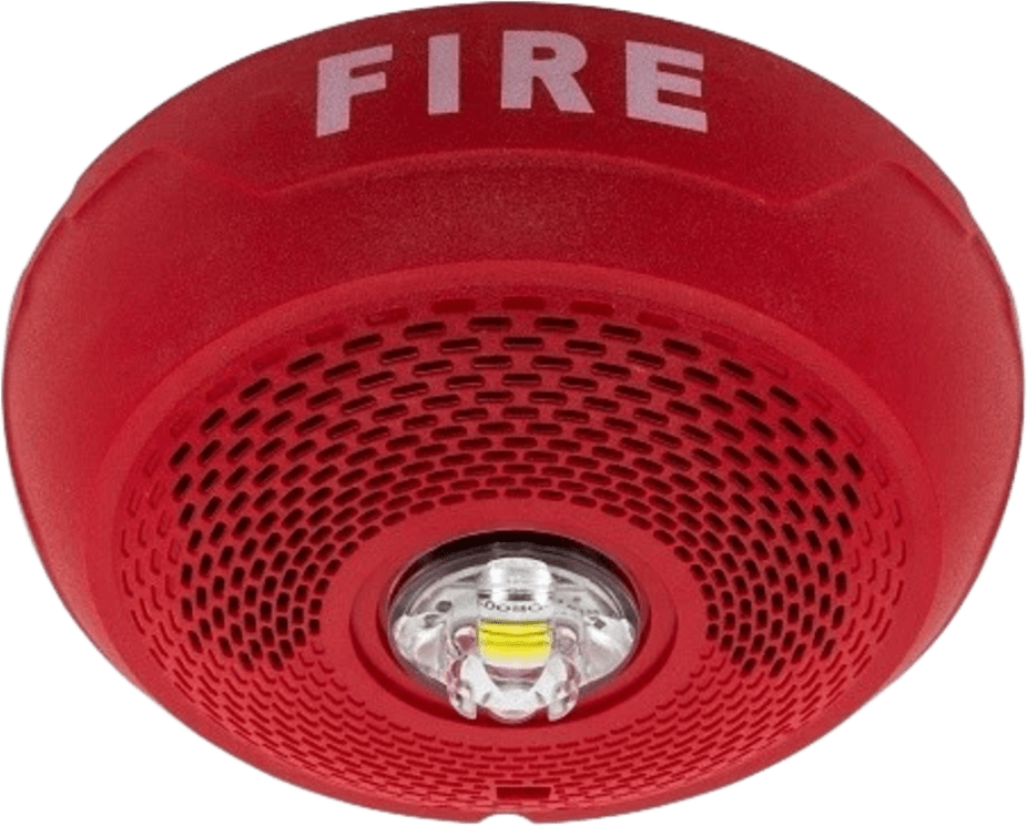 BOC C/LAMP ESTROBOSCOPICA tipo LED MONT EN TECHO CLR ROJO