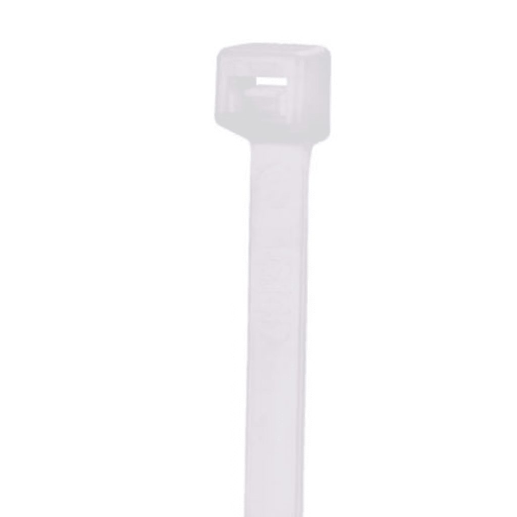 Cincho de Nylon 6.6 StrongHold™, 1220mm largo x 9mm ancho, Color Natural , Cámara impelente, Paquete de 50pz