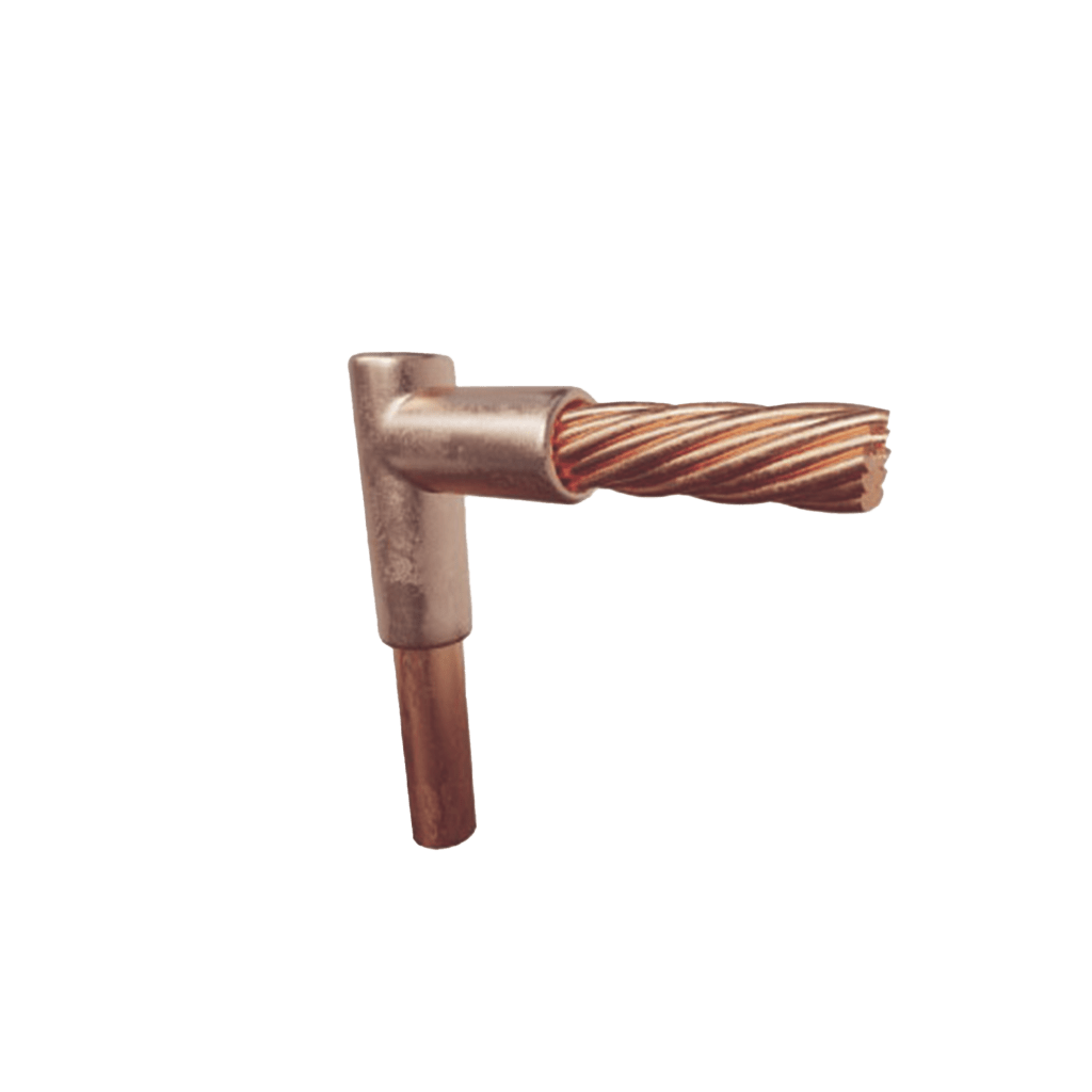 Molde para Soldadura Exotérmica Tipo L, tope varilla 3/4 In a Cable 2 Awg