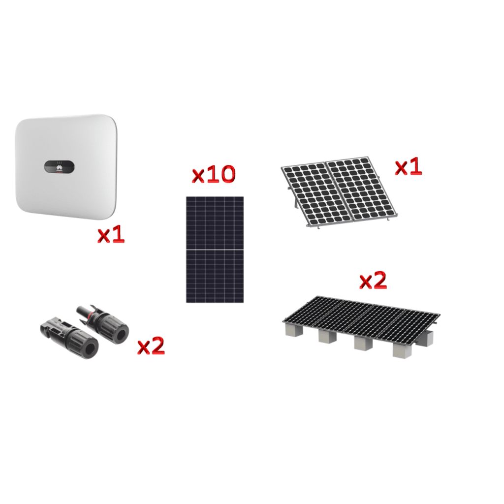 Kit Solar Interconexion  / 6 kW  220Vca / Inversor HUAWEI/ Montaje Incluido