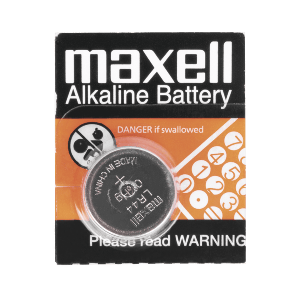 Batería Alcalina tipo LR44 (de botón) de 1.5 V 110 mAh