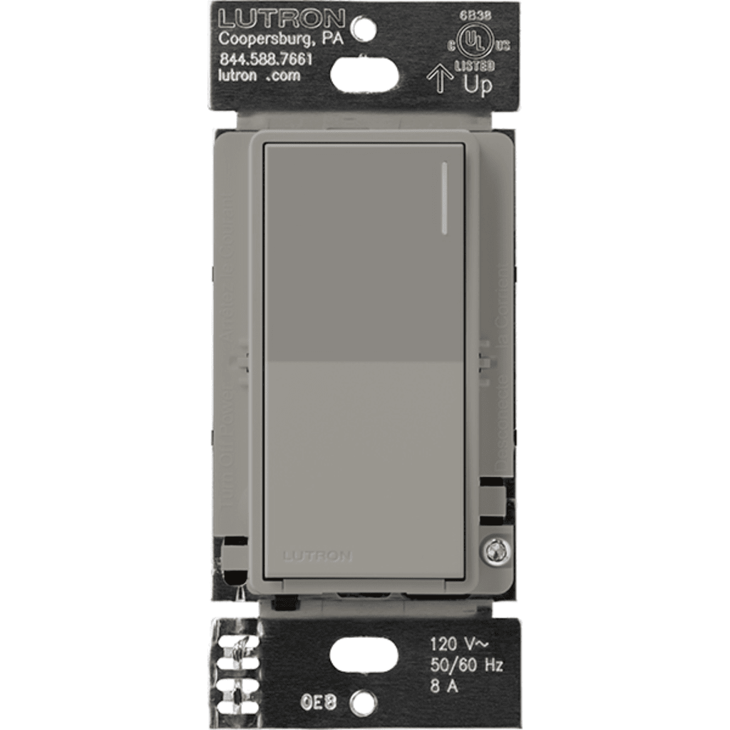 (RadioRa3) Apagador On/Off sunnata color cobblestone, 8A de iluminación, 5.8A Motor