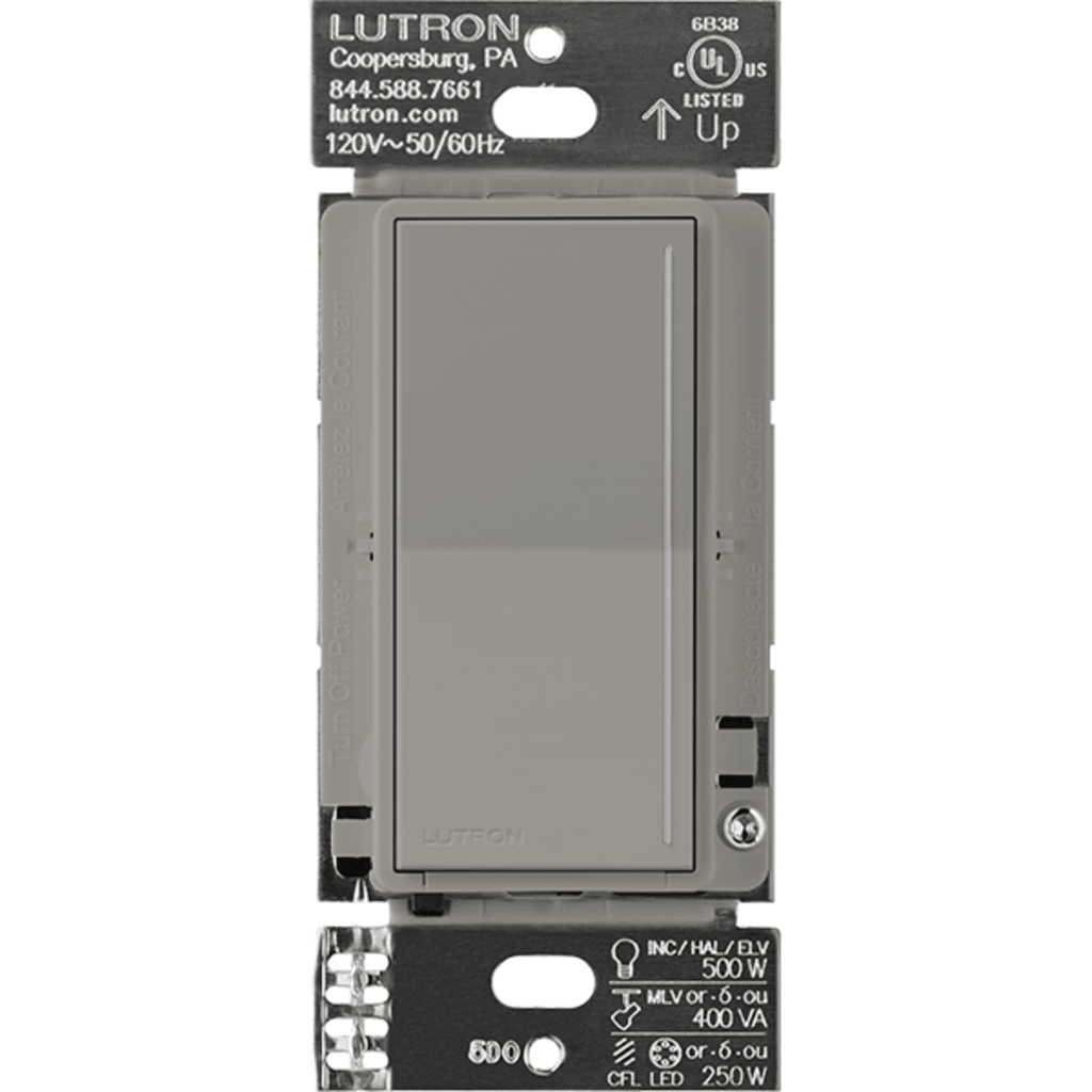 (RadioRa3) Atenuador táctil Sunnata Dimmer PRO color cobblestone, requiere cable neutro / soporta 250W LED
