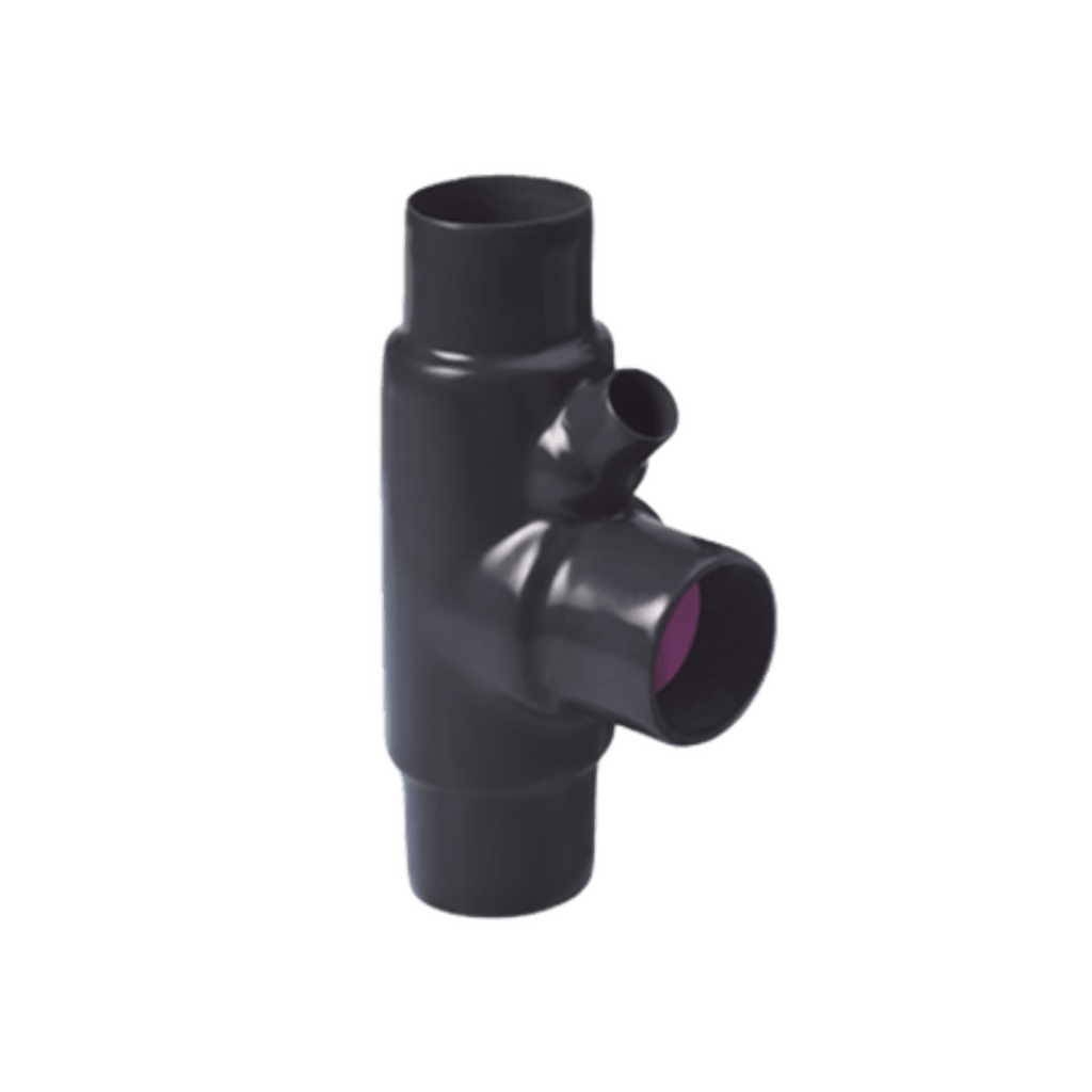 Sello Macho-Hembra de 1 1/2" (38 mm) de Aluminio con Recubrimiento Exterior de PVC y Interior de Uretano.