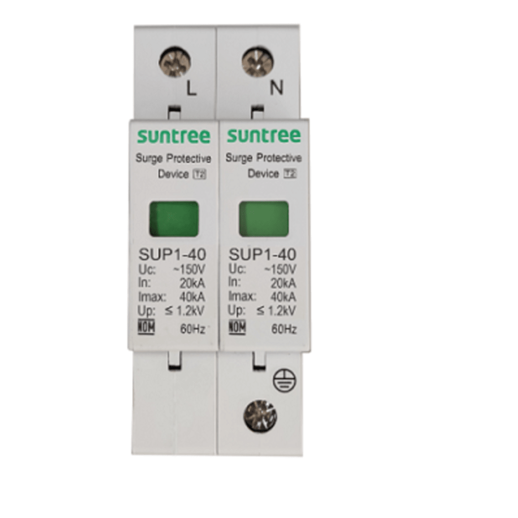 Supresor de Picos Transitorios de Voltaje, Diseñado Para Sistemas Fotovoltaicos, Uso en Corriente Alterna 220 Vca ,2 Polos.