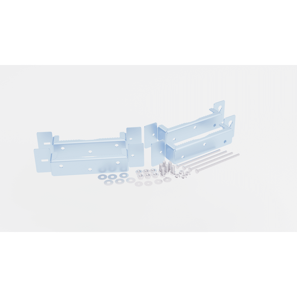 Montaje Galvanizado para Instalar en Poste Gabinetes con Iniciales GBP