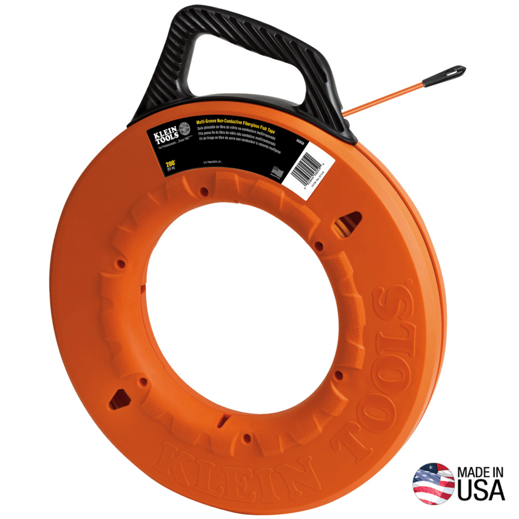 Gu?as Jalacables de Fibra de Vidrio Multirranuradas / Dise?o de Baja Fricci?n / Rendimiento de Fibra de Vidrio a Costo 25% M?s Bajo / No Conductoras / Gu?a de Espiral de Acero de 7