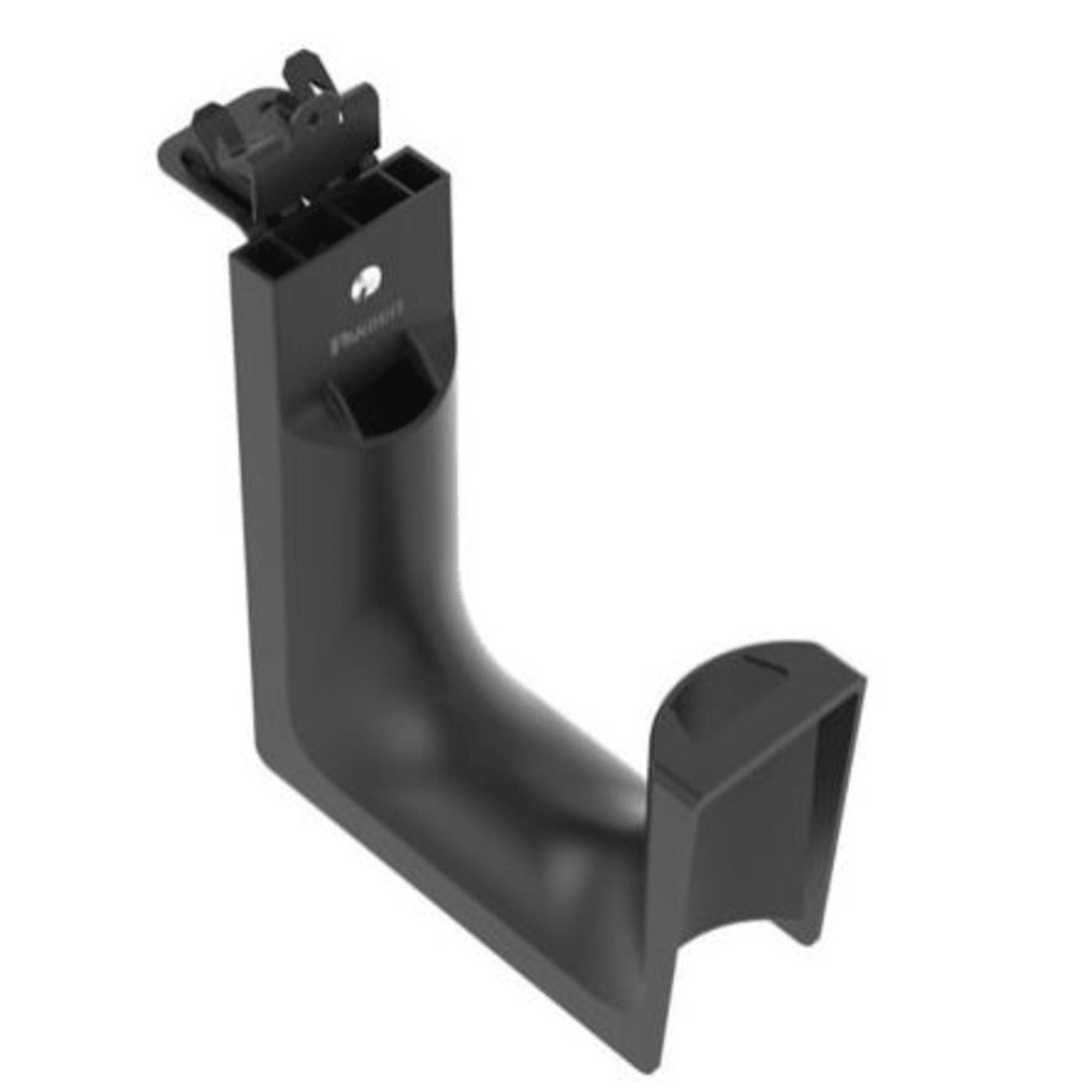 Sujetador STRONGHOLD tipo J (J-Hook), grosor de Brida 1/4", para Viga instalada con Martillo, hasta 46 Cables Cat6, Nylon 6.6 Metal, Color Negro, 1 pieza