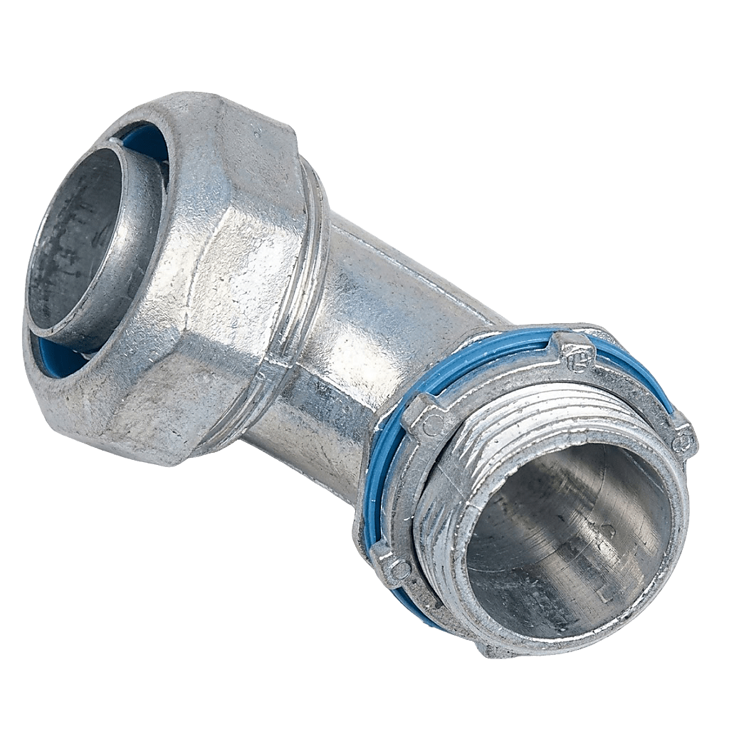 Conector Curvo para Tubo Flexible Liquid Tight de 2" (51 mm).