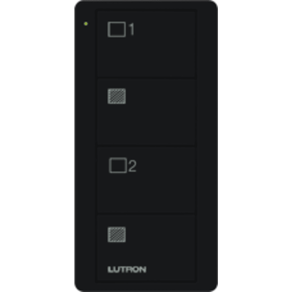 Control remoto PICO inalámbrico con 4 botones  encender/apagar grupo/escenas,  complemente con un atenuador o switch on/off