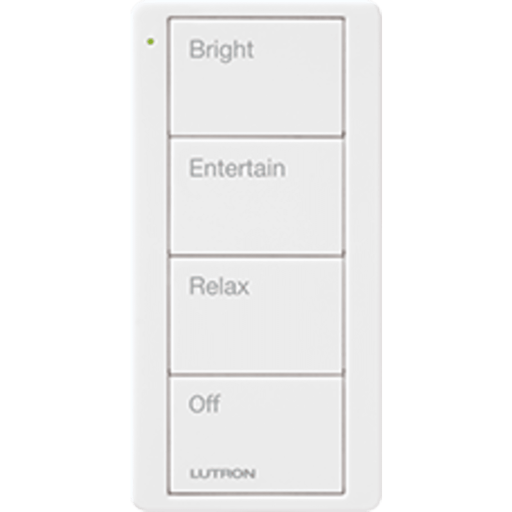 Control remoto inalambrico PICO, con escenas predefinidas para espacio en sala..