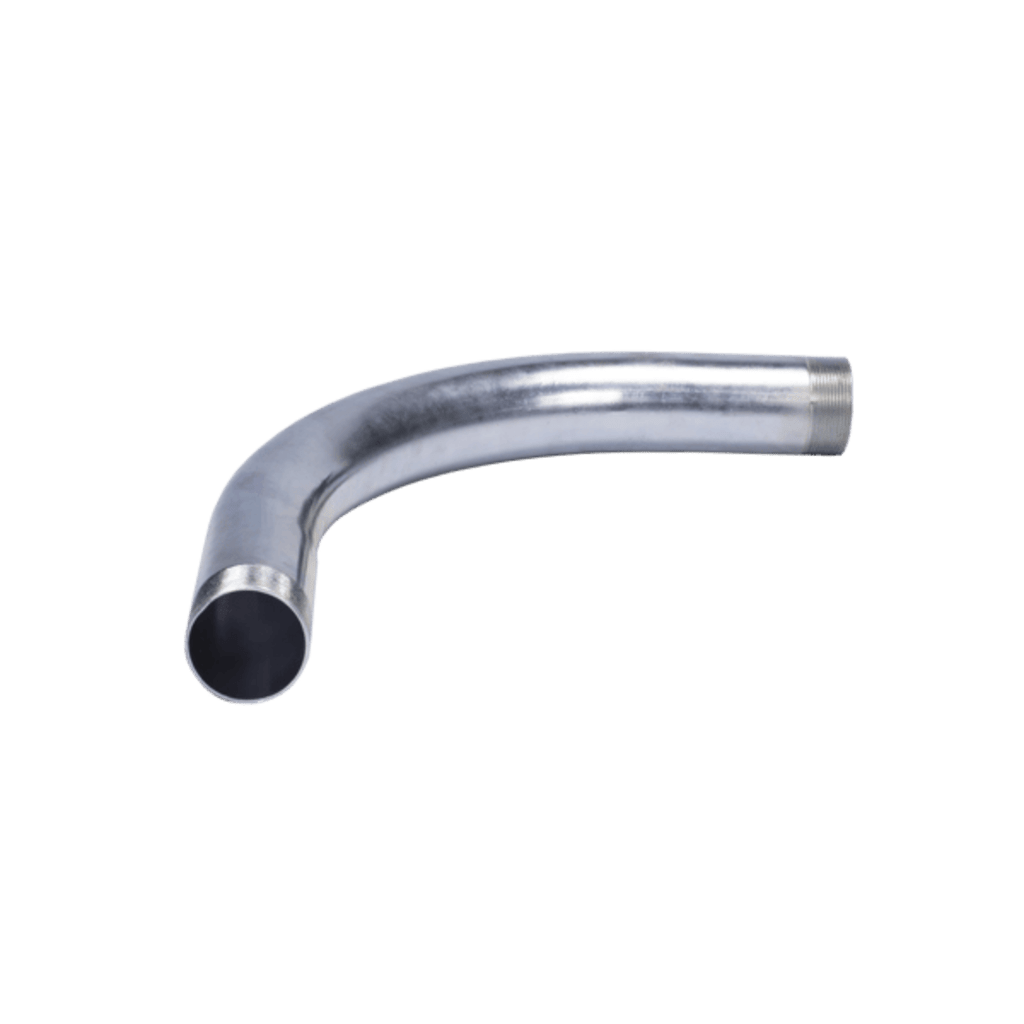 Codo de 2" ( 51 mm) para Tubo Pared Gruesa (IMC) / Galvanizado / Etiqueta Amarilla.