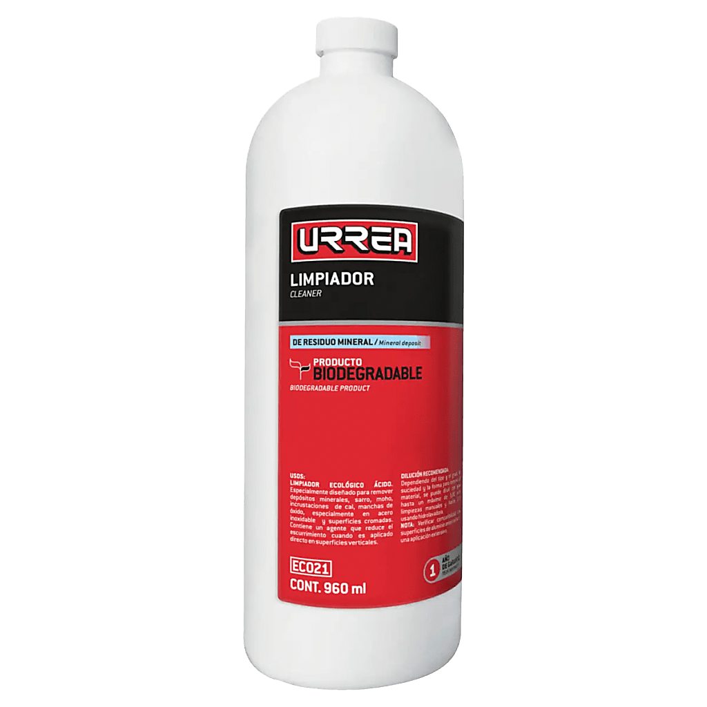 Líquidos Limpiadores de Residuos Minerales / Ecológico y Biodegradable / Para Residuos Minerales  / Presentaciones de 960 mL.