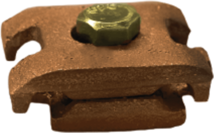 Abrazadera Mecanica para Tierra Fabricada en Cobre