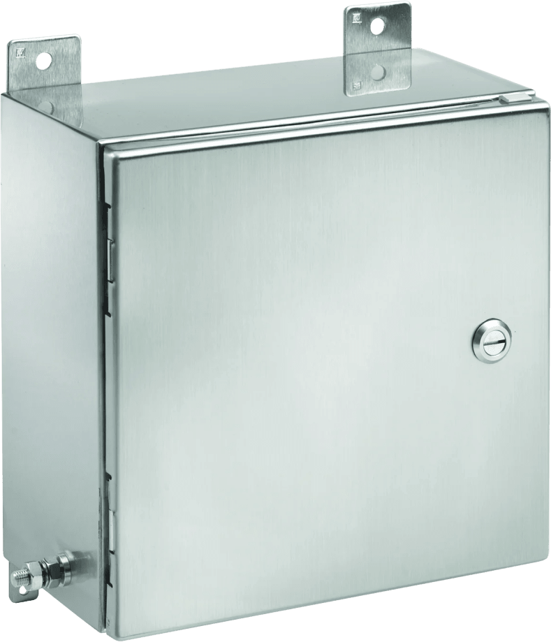 Gabinete ZonEx ATEX IECEx, Certificación EXE Design, Tipo 4X, Acero Inoxidable 316L, 914x610x203 mm, Cepillado #4, Cerrojos Acero Inoxidable, Junta Poliuretano -40°C a +70°C