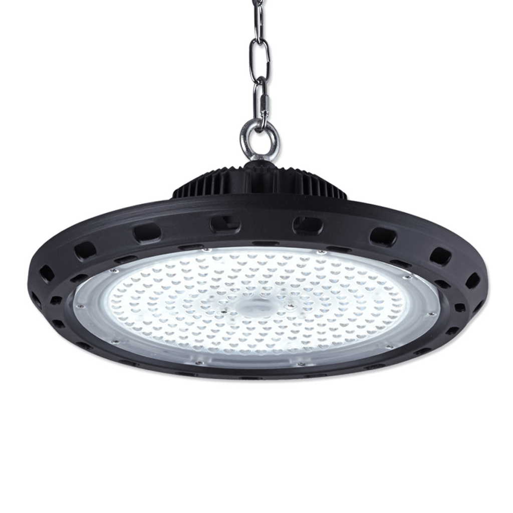 Campana Led Industrial UFO / 100 W / Suspendido / 85 - 265 V CA / Luz Fría 6500 K.