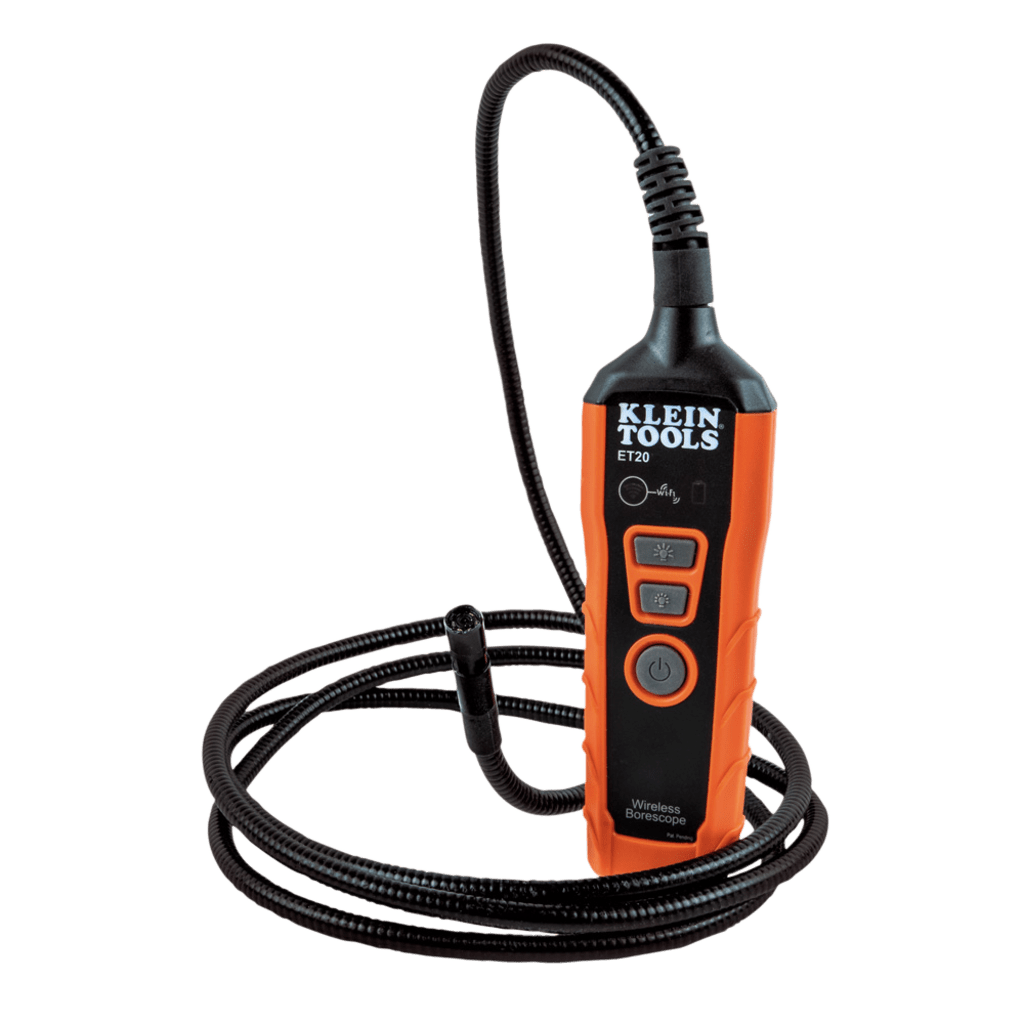 Boroscopio Habilitado por WiFi / Cámara de 9mm / Alcance WiFi 9m / Compatible con Android y iOS / IP67 / 640x480 px / Cuello de Cisne 1.8m / LED Ajustables