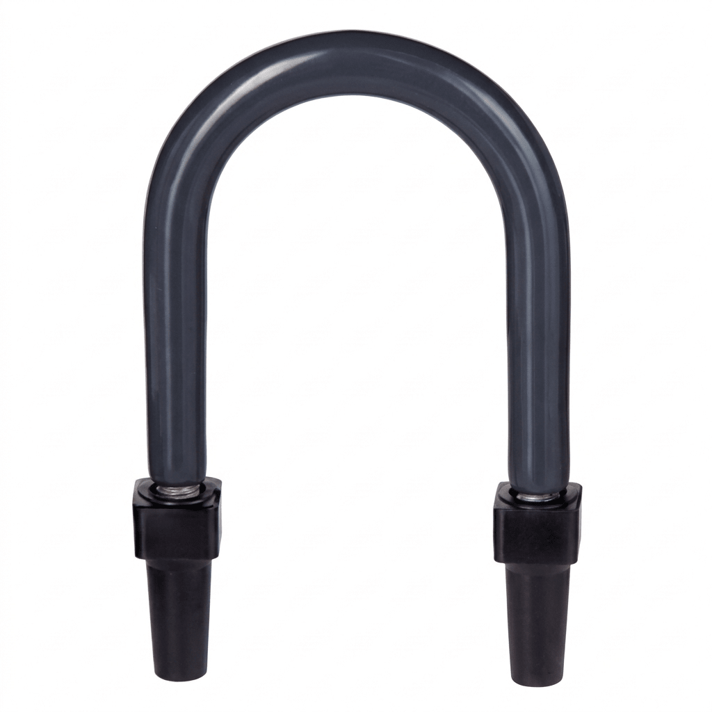 Abrazadera U de Pata Larga con Recubrimiento de PVC para Tubo de 1 1/4" (32 mm).