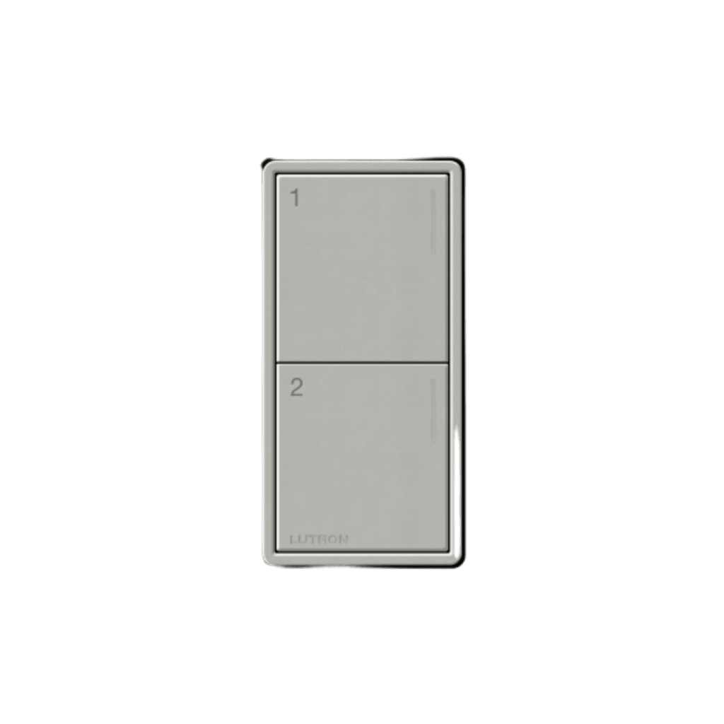 (RadioRa3) Botonera Sunnata Negro 2 escenas para Radio RA3, programe escenas diferentes en cada botón.