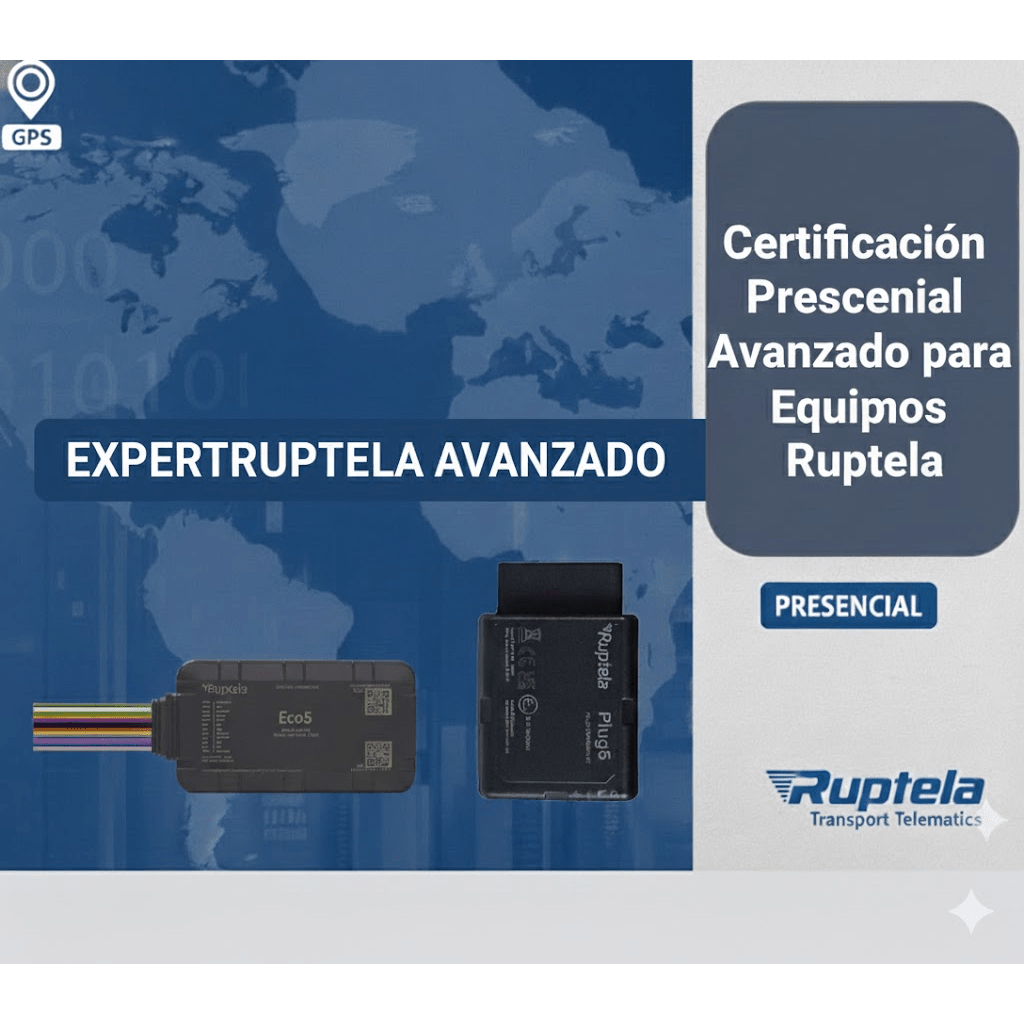 Curso GPS y Telemática Vehicular Ruptela EpcomGPS Avanzado