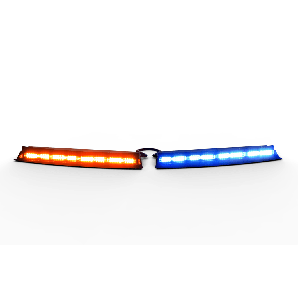 Visera Interior Universal Rojo/Azul con luces de penetración