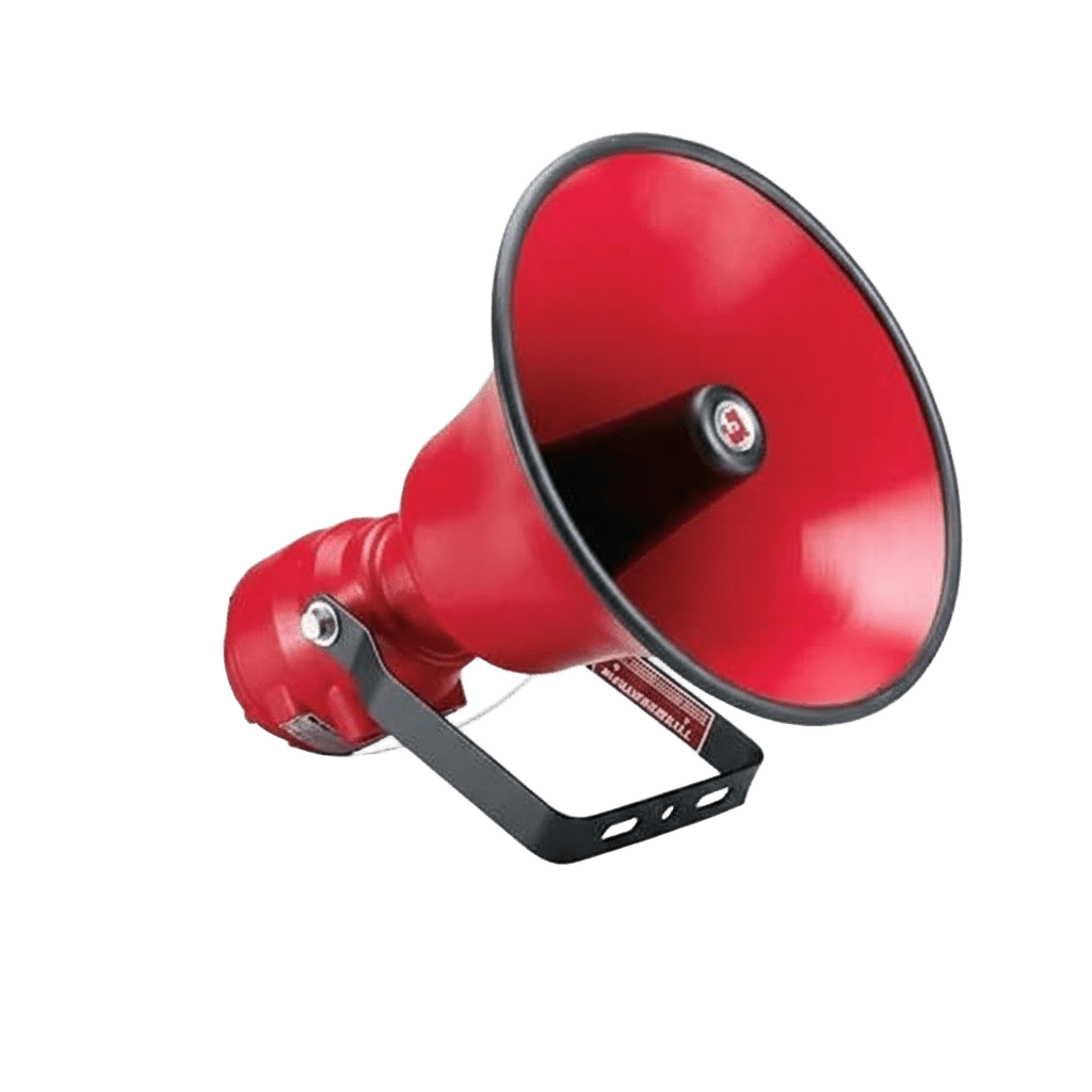 Altavoz de anunciamiento publico a prueba de explosiones AudioMaster®, 30W de Potencia, Listado UL y cUL para Clase I, División 1, Grupos B, C y D; Clase I, División 2, Grupo A, B, C y D; Clase II, División 2, Grupos F y G; Color