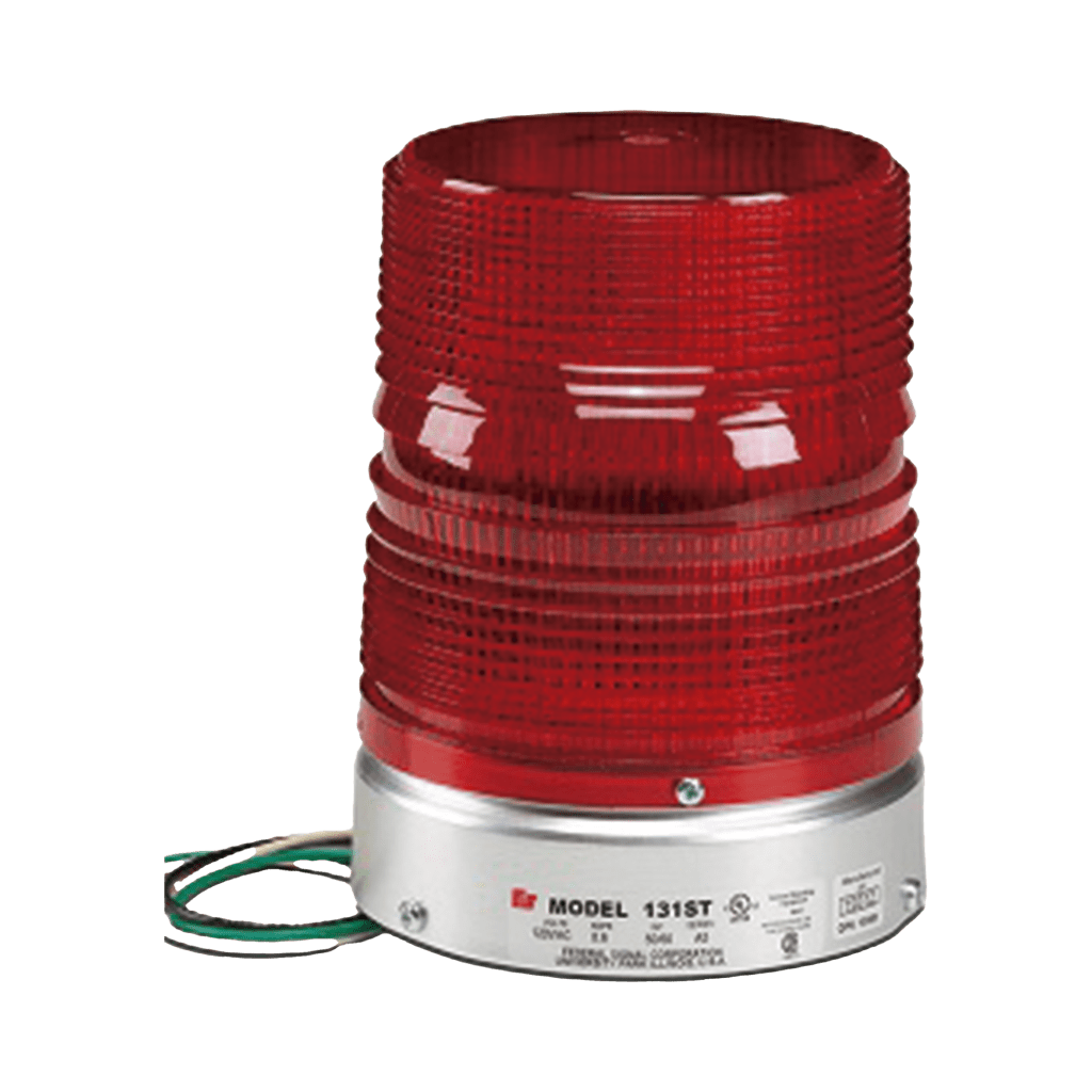 Luz de advertencia estroboscópica Starfire®, Listado por UL y cUL, Opera en 120 VAC, color Rojo