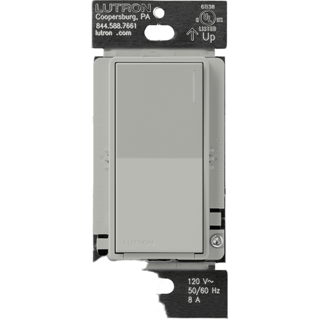 (RadioRa3) Apagador On/Off sunnata color pebble, 8A de iluminación, 5.8A Motor