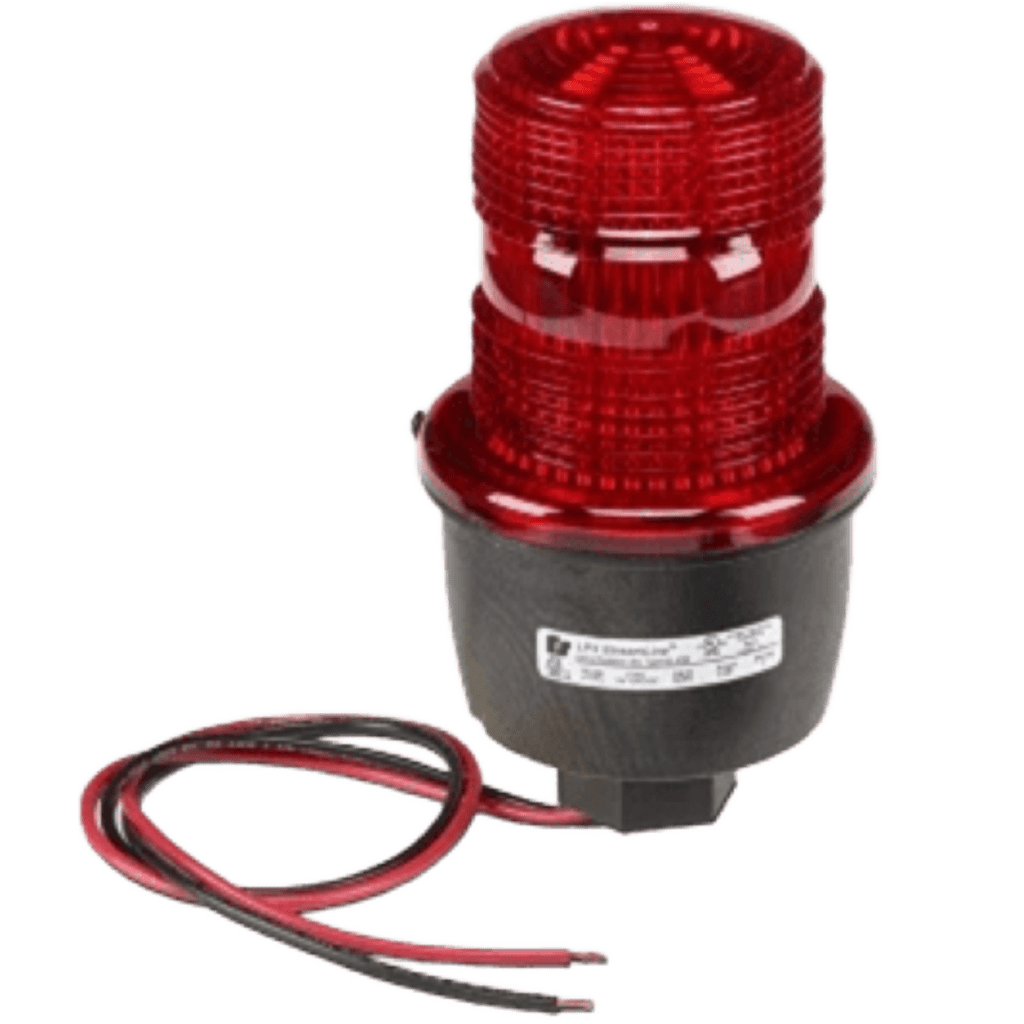 Luz de advertencia LED serie Streamline, 12- 48 Vcc, roja